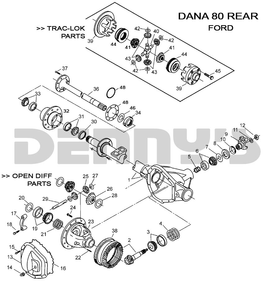 DANA 80 REAR END