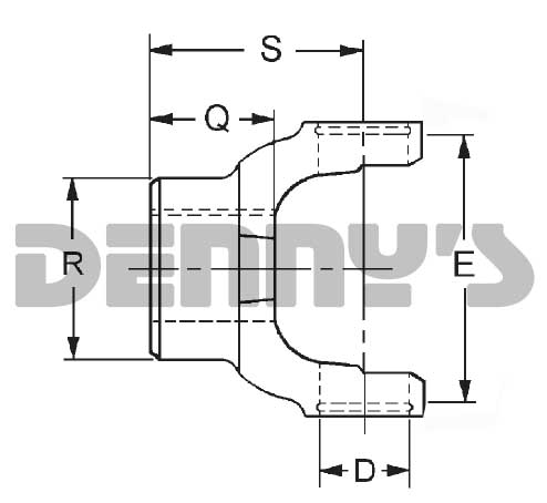 How to measure a PTO end yoke at Denny's Driveshafts