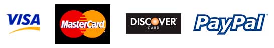 MC, VISA, Discover and PayPal at Denny's Driveshafts!