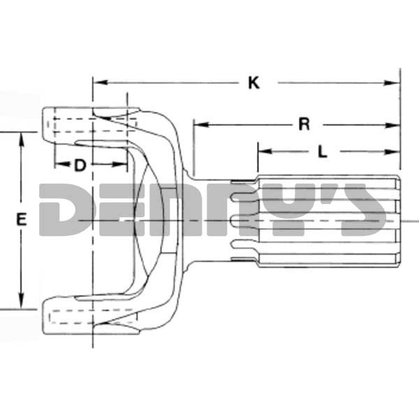 How to measure a Yoke Shaft at Denny's Driveshafts