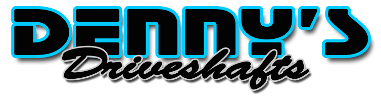 Denny's Driveshafts registered trademark logo custom built for street rods, high performance racing and off road