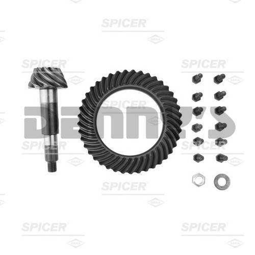 Spicer - Dana Spicer 76047-5X Ring and Pinion Gear Set Kit with hardware 4.10 Ratio (41-10) Dodge W200 - W350 with Dana 60 Front axle