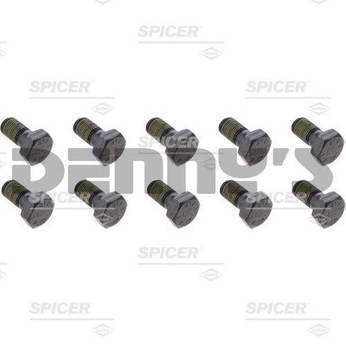 Dana Spicer 703034 Jeep JK Ring Gear Bolt for Dana 44 rear .500-20 thread Package of 10 bolts