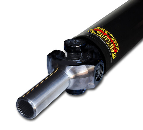 NR-3.5 Denny's Nitrous Ready Driveshaft 1350 series 3.5 inch tube diameter designed and built for high powered high rpm Buick Grand National street car and race car applications