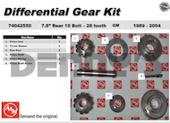 AAM 74042550 Spider Gear kit fits open diff with 28 spline axles GM 7.6 inch 10 bolt rear end 1989 to 2004